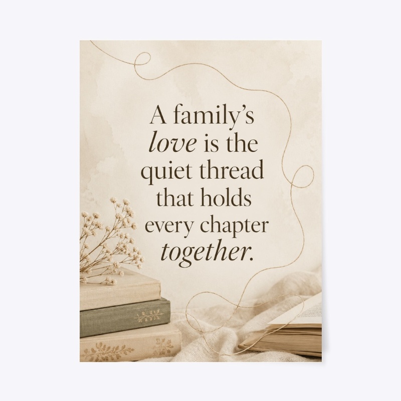 Quiet Thread Family Print