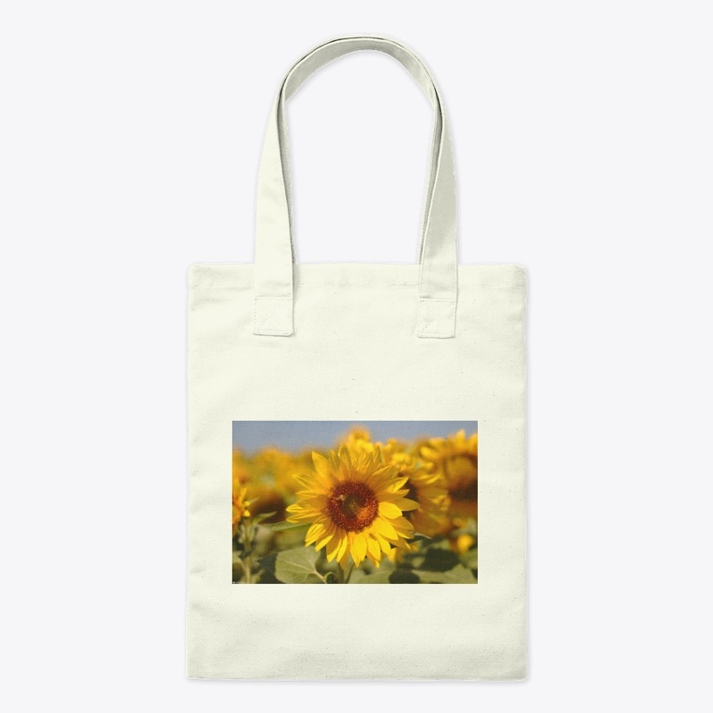 Sunflower with bee.