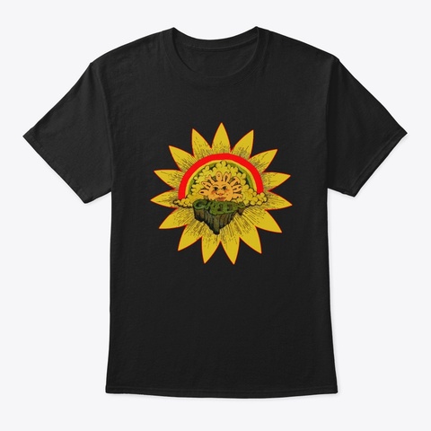 Sunny Day Black T-Shirt Front