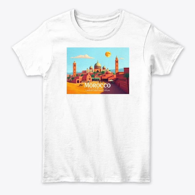 Morocco Vibrant Cityscape Art