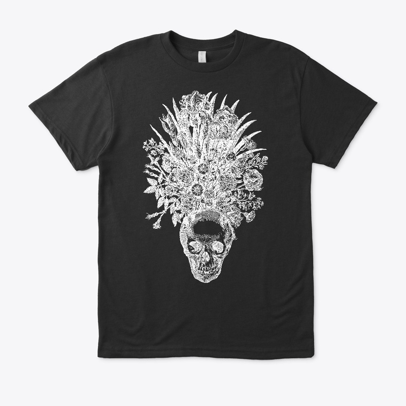 May Queen Skull w/ Floral Headdress