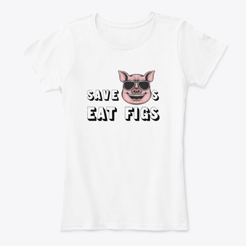 Vegan T-Shirt Save The Pigs 