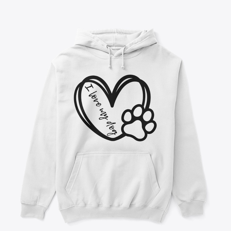 I love my dog (Apparel) 