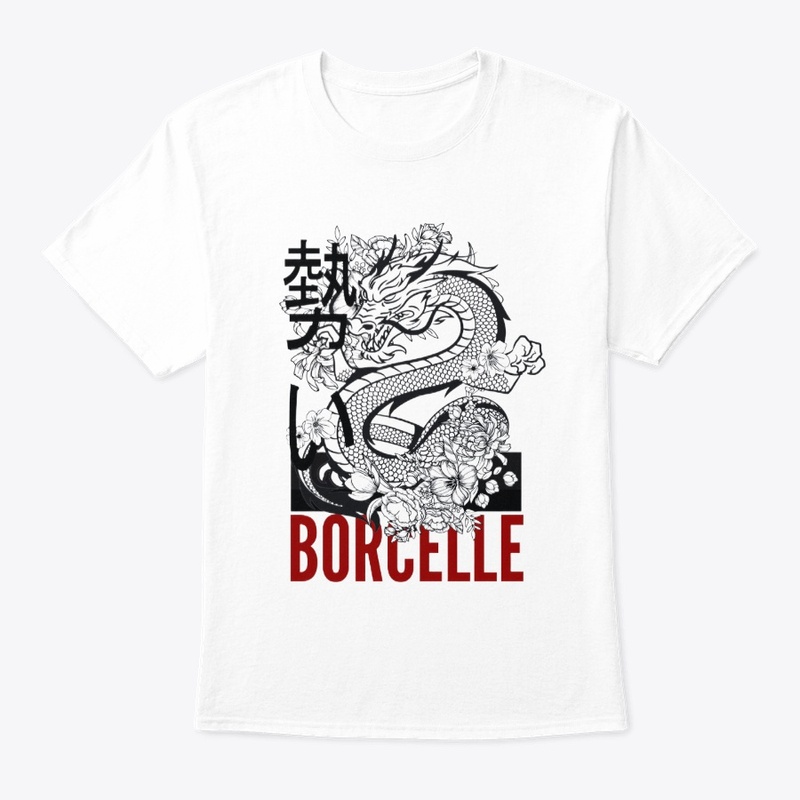 Borcelle Black Red Illustration Dragon