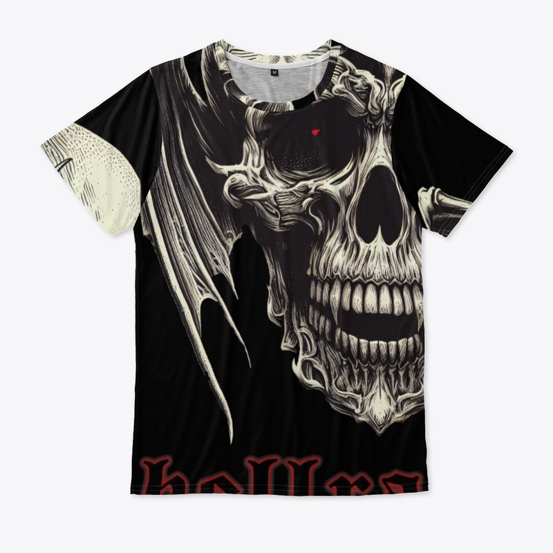 HellRaizer Winged Vampire Skull