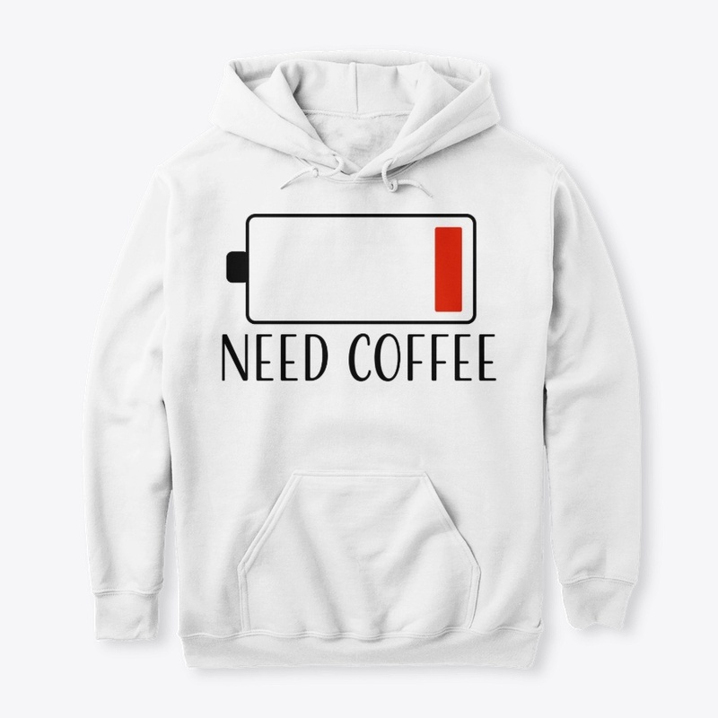 Need Coffee Battery T-shirt 