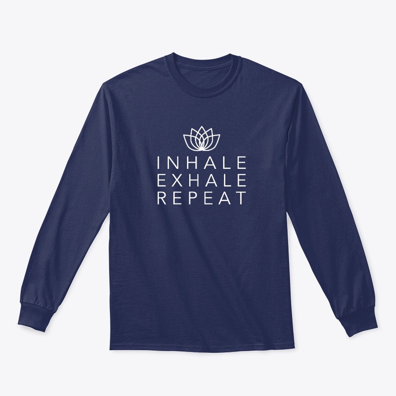 Inhale - Exhale Lotus Flower Yoga Design