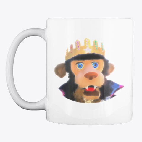 King Mug White T-Shirt Front