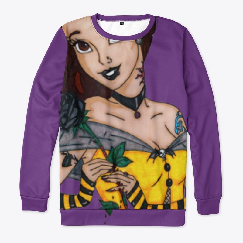 goth girl belle from beauty & the beast 