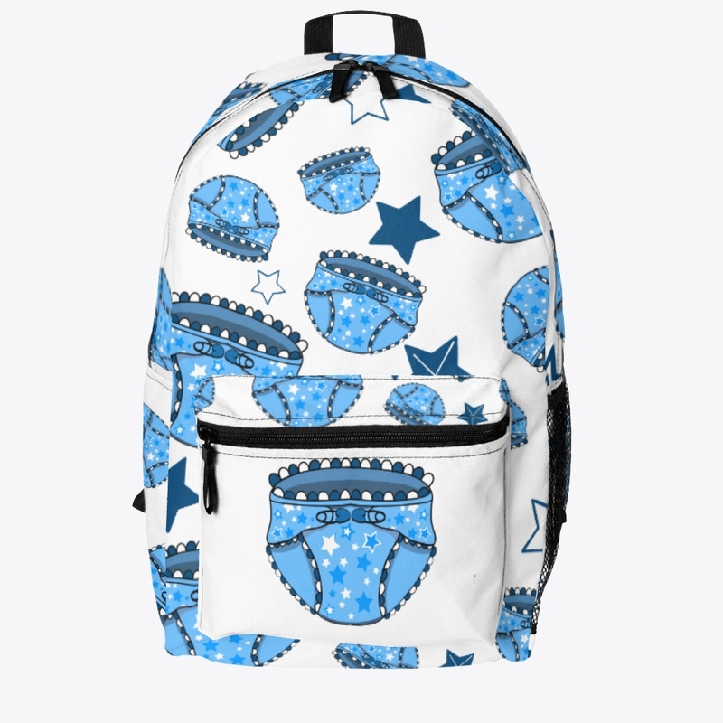 Blue Diaper print collection