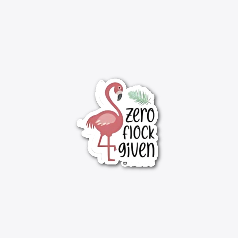 Flamingo stickers 