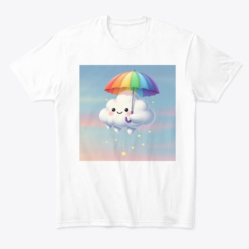 Cute Cloud &amp; Rainbow Umbrella