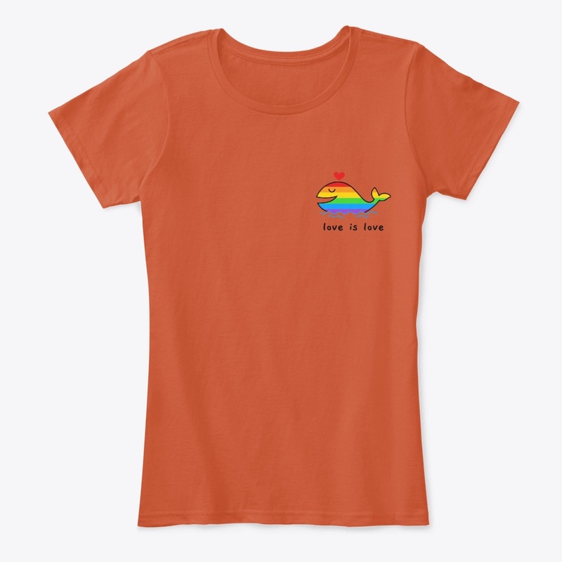 whale tee LGBTQ Pride T-Shirt