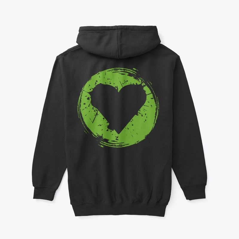 Invader Green Heart Splatter Collection