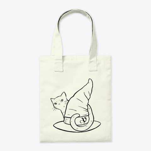 A Bag Full Of Magic Natural T-Shirt Back