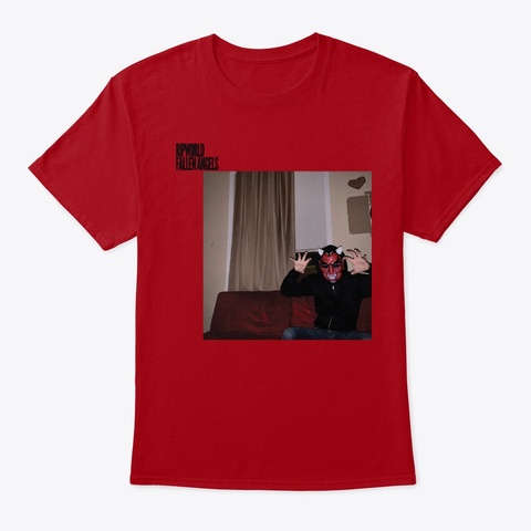 Fallen Angels Deep Red T-Shirt Front