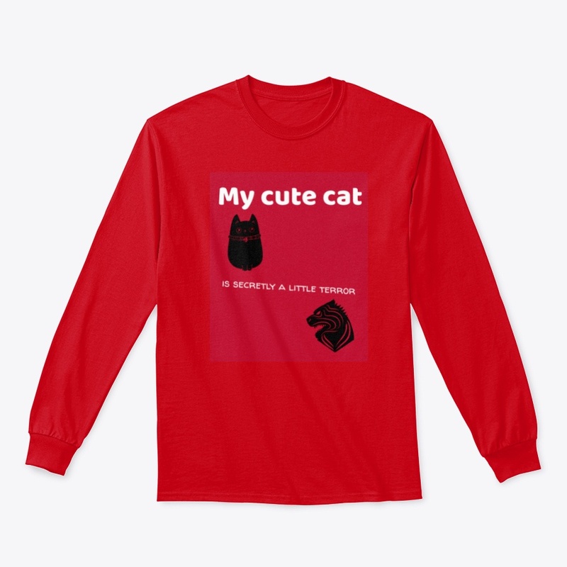 My cute cat is a little terror
