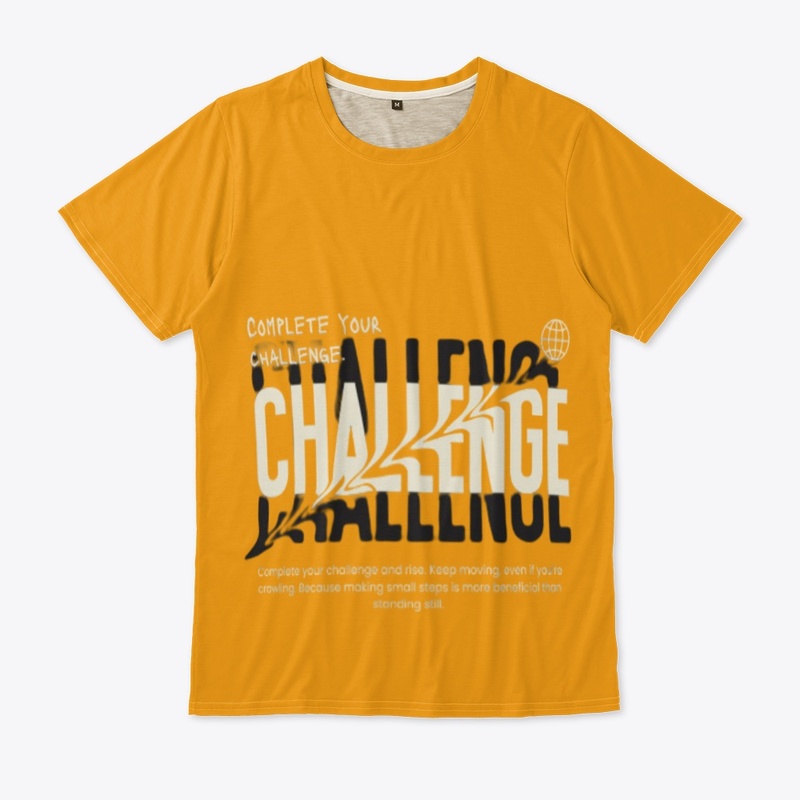 Challenge Yourself Yellow T-Shirt