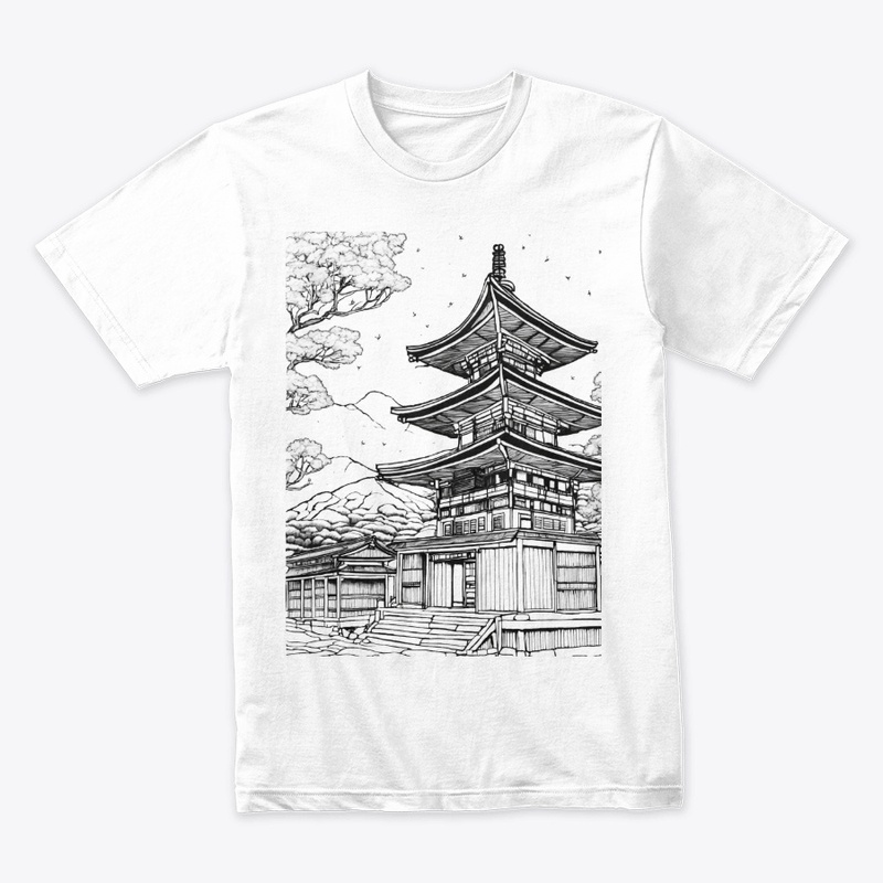 Japanese town ,full printed sweatshirt 