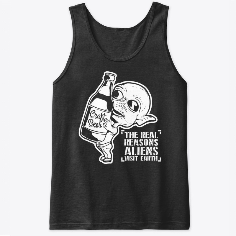 LIMITED EDITION- Aliens Visit White