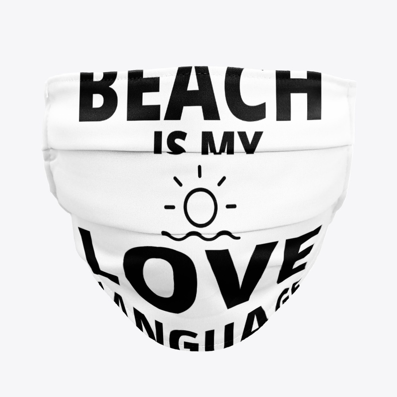 Beach is my love language funny summer q