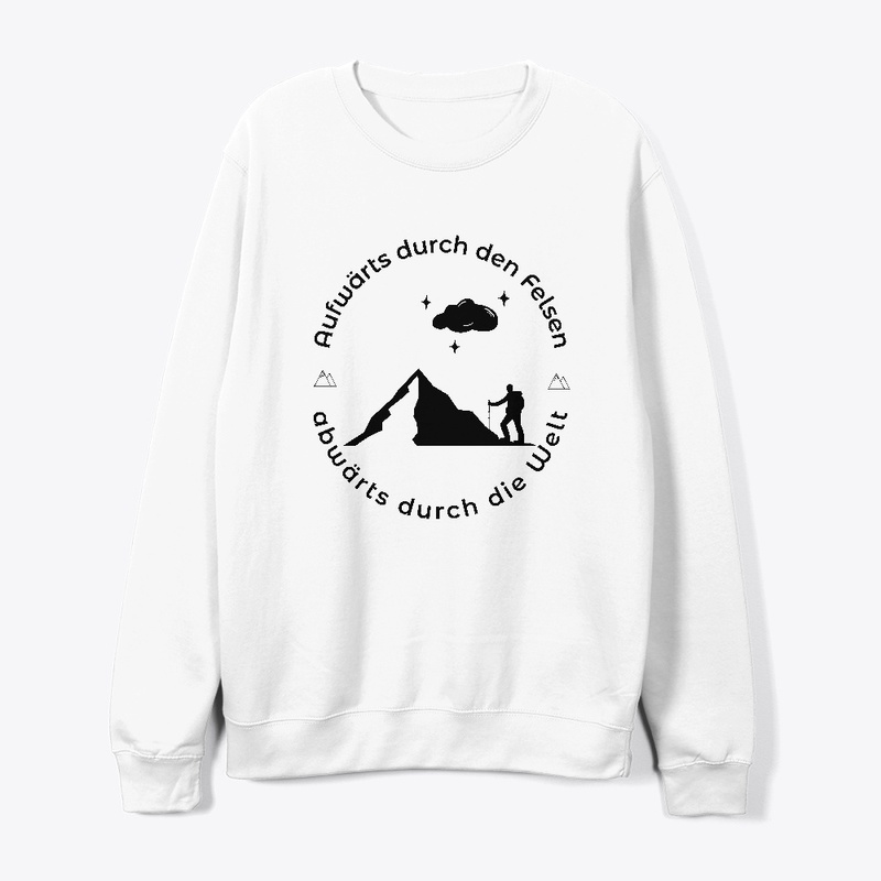 Aufwärts Durch Felsen Abwärts Durch Welt