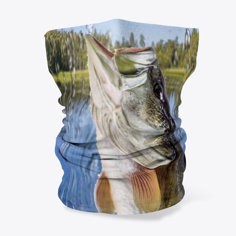 Large Mouth Bass Neck Gaiter