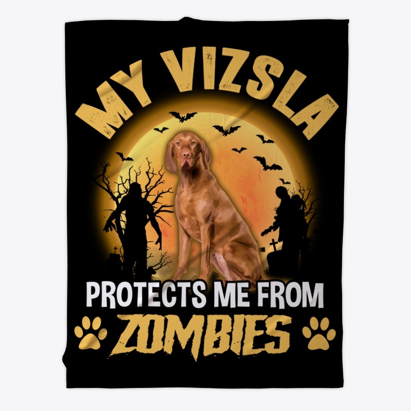 Halloween Vizsla Lover Gift Protect Me