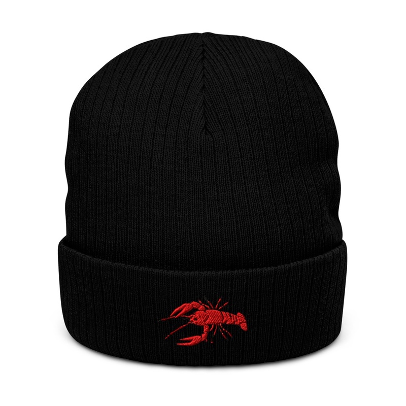 Crawdad Embroidered Beanie