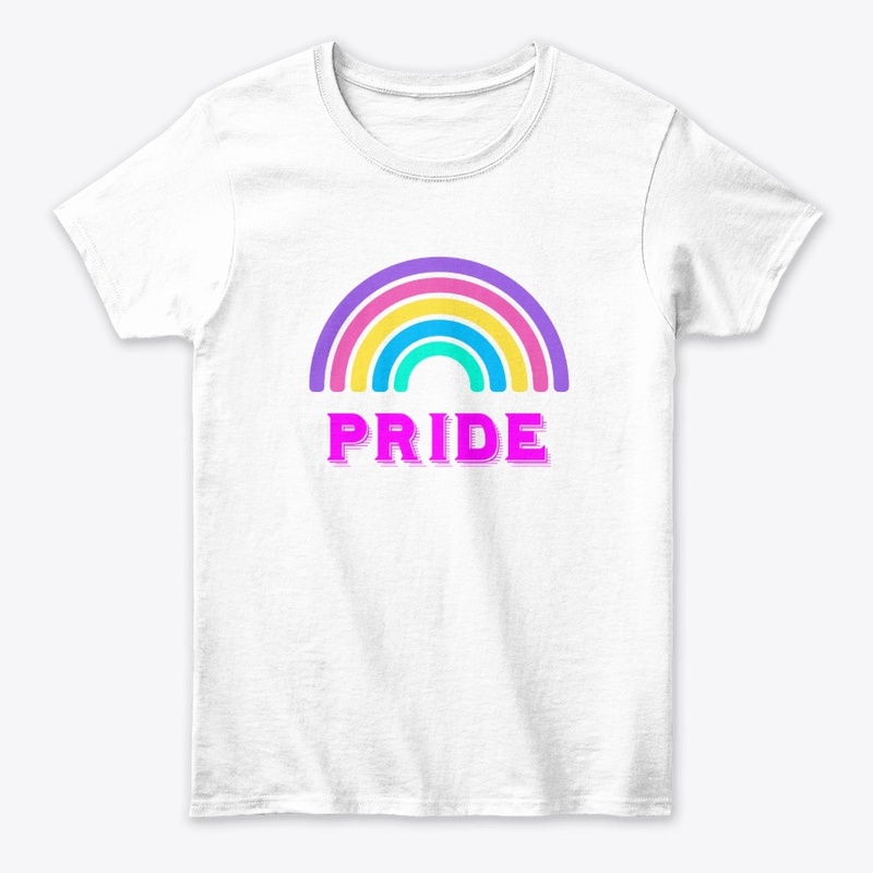 Prideful Rainbow Celebrating Pride Month