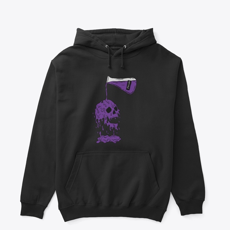Skull melted