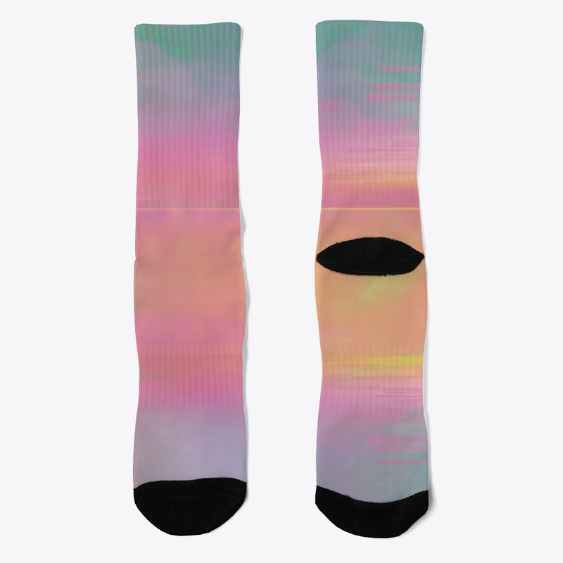 Abstract Tie-Dye Multi-colored Design