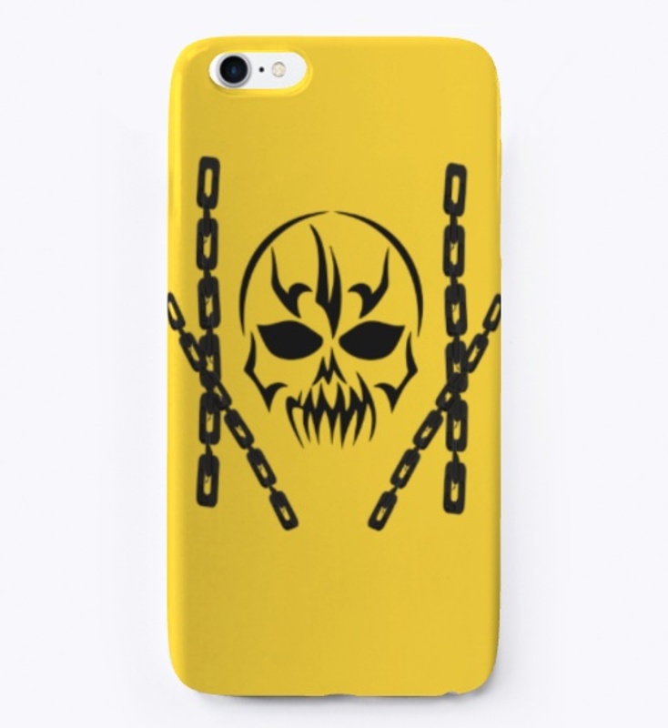 Skull and chains