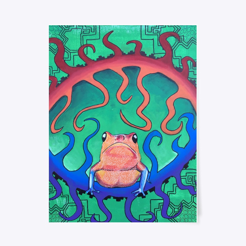 Flames and Frog