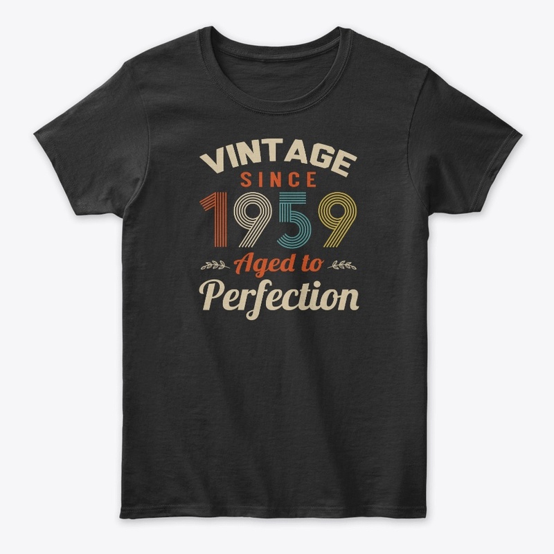 Vintage Since 1959 Birthday T-Shirt Gift