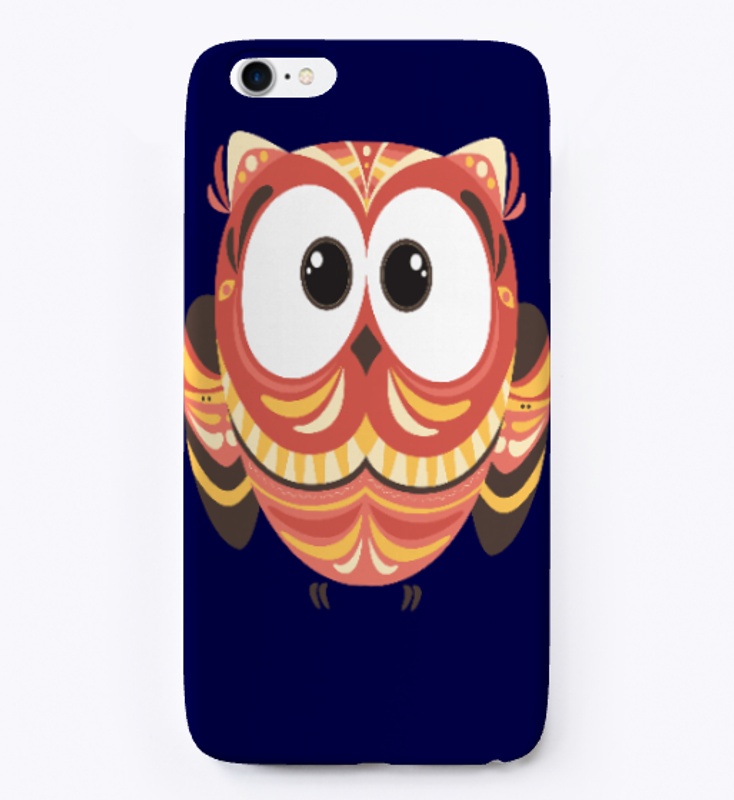 Funny owl iPhone case