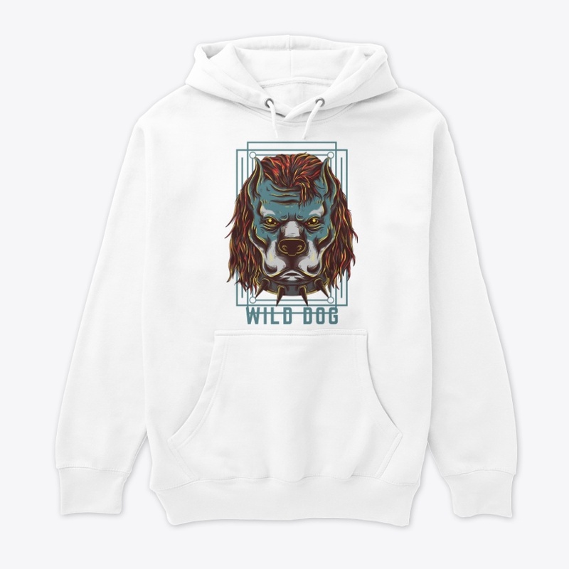 Wild dog Design T-shirt