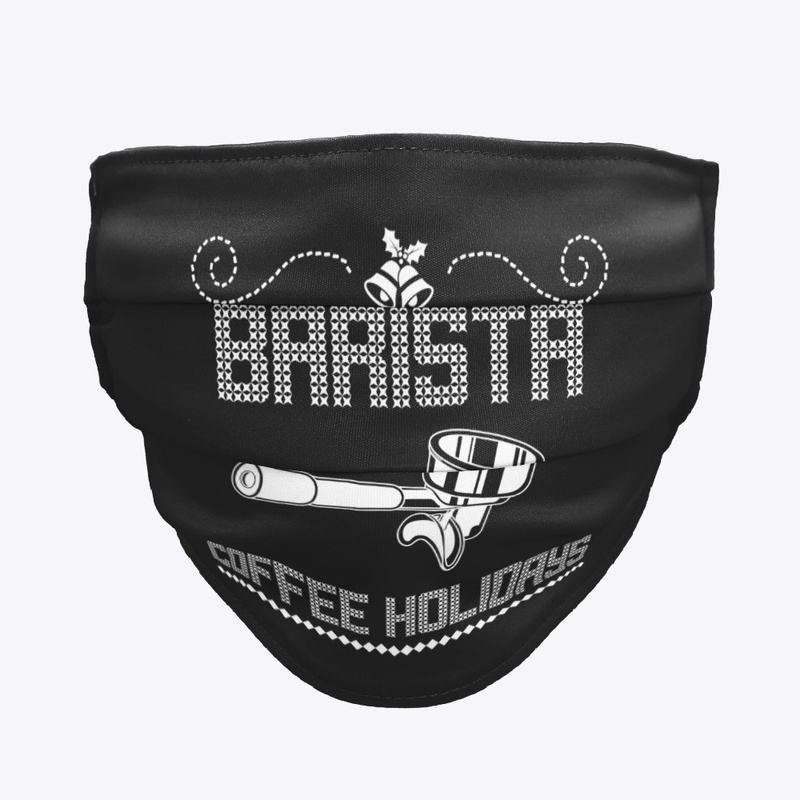 Barista happy holidays Christmas