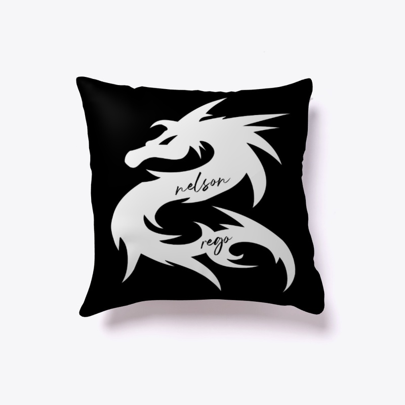 002W NELSON DRAGON LOGO - WHITE