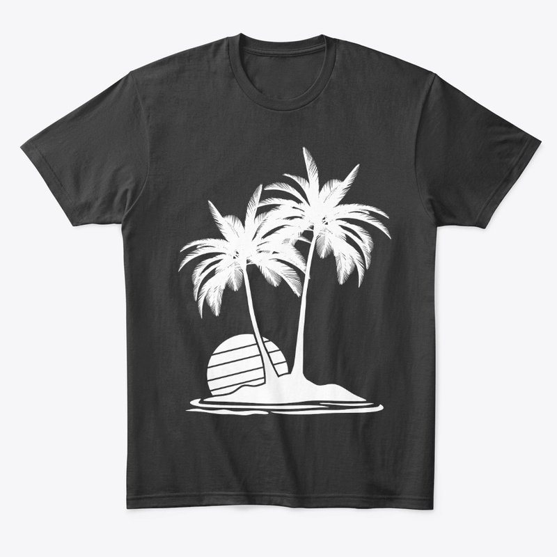 Palm Trees, V on Back