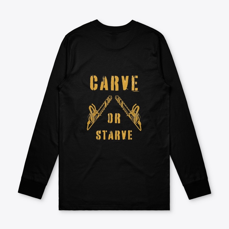 carve or starve black and gold