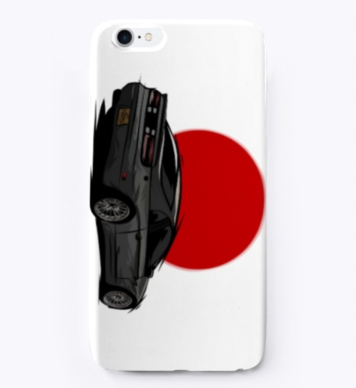 300zx rising sun phone case