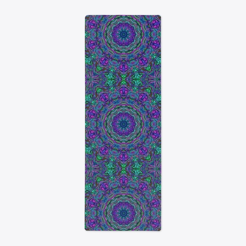 Blue Green Purple Kaleidoscope