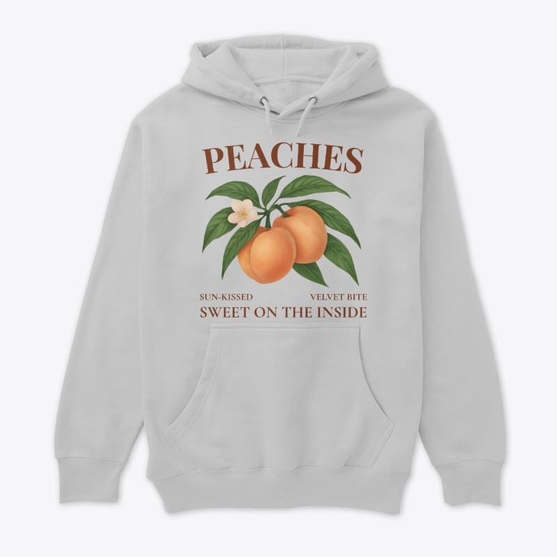 Vintage Peach | Botanical Fruit Art