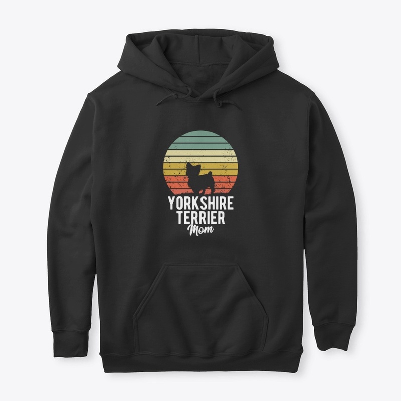 Yorkshire Terrier Mom Retro Sunset Dog