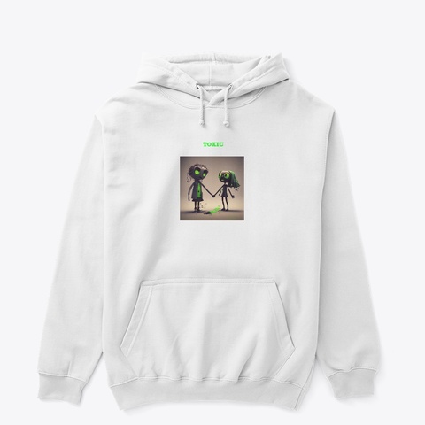 Toxic Merch  White T-Shirt Front