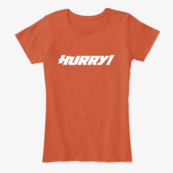 Link to the shop page for hurry! clothing line - Women's Comfort Tee