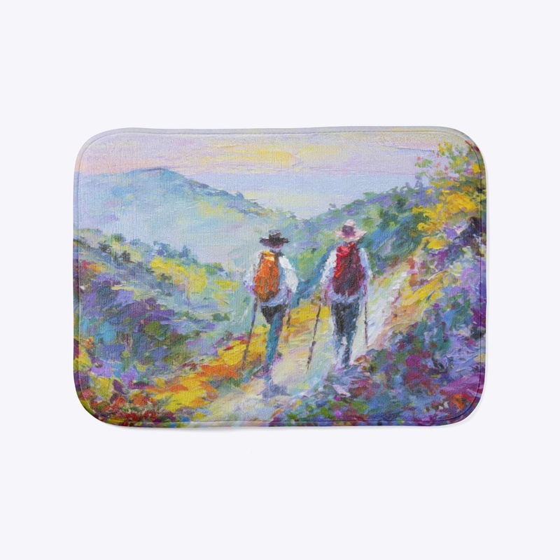 Hiking in the Blue Ridge Mountains Art