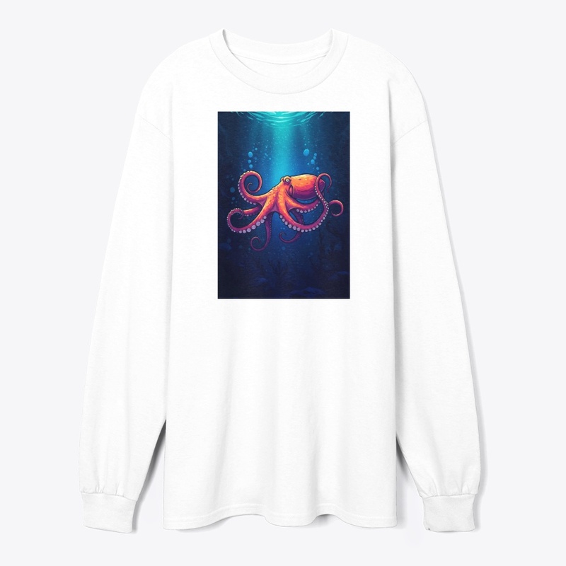 Bright Colorful Octopus