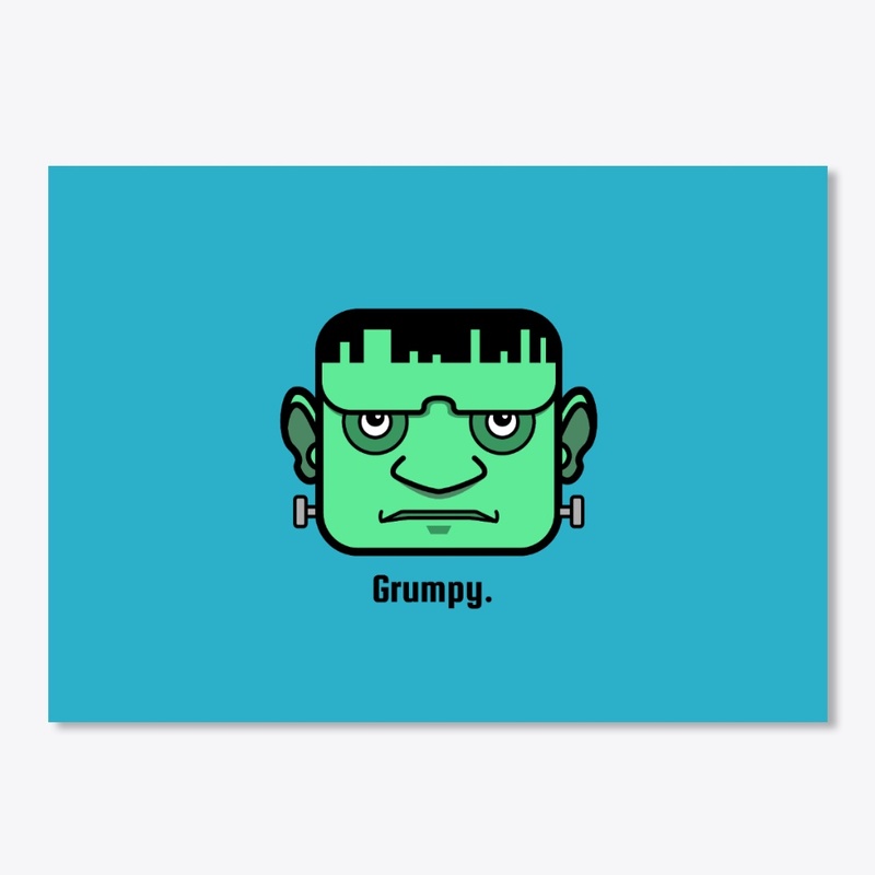 Grumpy Green Monster